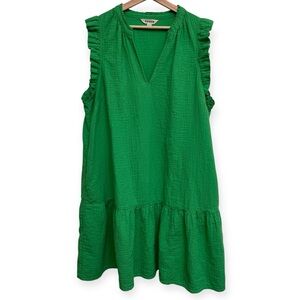 Boden Green Mini Dress